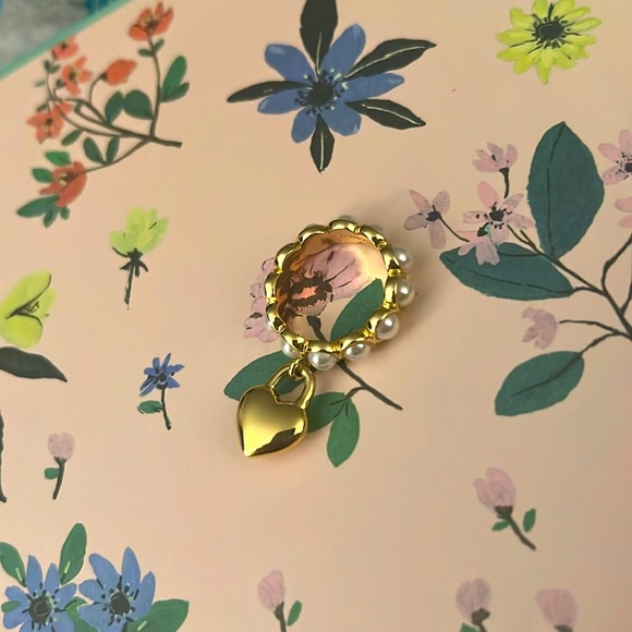 ✨Coach Heart Lock Ring Size 6 - Picture 5 of 7